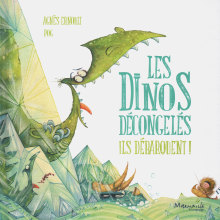Les Dinos Décongelés. Traditional illustration, Watercolor Painting, and Children's Literature project by Agnès Ernoult - 05.05.2015