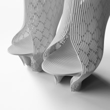 Ilabo Shoes - with Ross Lovegrove, for United Nude. Un proyecto de Diseño, Diseño de calzado y Diseño de moda de Arturo Tedeschi - 05.04.2015