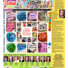 Lord Selkirk School Division newspaper insert. Un proyecto de Diseño gráfico de Sandra Barnes - 12.05.2022