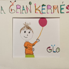 La gran Kermés. Un proyecto de Diseño editorial, Papercraft, Encuadernación, Ilustración infantil, Narrativa y Literatura infantil						 de Debbie Yafe - 14.05.2022
