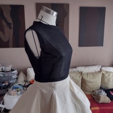 My project for course: Sewing Machine 101: Make Your First Dress. Fashion, Fashion Design, Sewing, DIY, Patternmaking, and Dressmaking project by Flore Nzoghe - 05.15.2022