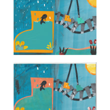 Meu projeto do curso: Ilustração de histórias com papel. Un progetto di Illustrazione tradizionale, Collage, Papercraft, Illustrazione infantile, Creatività con i bambini e Narrativa di Noah Oliver Hosana - 18.05.2022