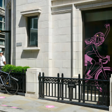 Rapha London Window dress. Traditional illustration, and Advertising project by Alicia Gómez Magallón - 05.22.2020