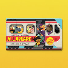 ALL ABOARD! Book Series Ein Projekt aus dem Bereich Traditionelle Illustration, Kinderillustration und Kinder- und Jugendliteratur von Andrew Kolb - 21.05.2022