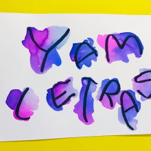 Mi proyecto del curso: Técnicas creativas de lettering: crea tu diario de letras. Un proyecto de Lettering, Dibujo, H, lettering y Sketchbook de Yamila Acosta - 23.05.2022