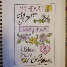 My project for course: Creative Doodling and Hand-Lettering for Beginners. Traditional illustration, Lettering, Drawing, H, and Lettering project by jmackenzienorthmountain - 05.01.2022