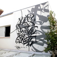 Casa Moderna. Fine Arts, Painting, Calligraph, Street Art, and Lettering project by Diogo Delog - 04.03.2021