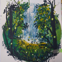 Mi proyecto del curso: Pintura de paisajes atmosféricos con gouache. Traditional illustration, Painting, and Gouache Painting project by Liliana Donato - 05.28.2022