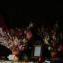 My project for course: Centerpiece Design with Dried and Preserved Flowers. Design de interiores, Paisagismo, Decoração de interiores, DIY, Design floral e vegetal, Lifest, e le projeto de Stephanie Correll - 01.04.2022