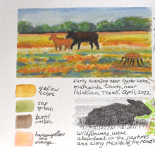 My project for course: Watercolor Travel Journal. Un proyecto de Ilustración tradicional, Pintura a la acuarela, Ilustración arquitectónica y Sketchbook de Sharon Guy - 02.06.2022