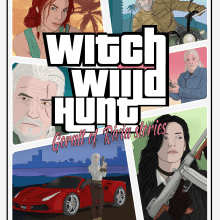 WITCH WIILD HUNT. Traditional illustration, and Digital Illustration project by Adrian Gonzalez - 06.06.2022
