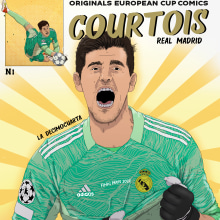 Courtois comic. Traditional illustration, and Digital Illustration project by Adrian Gonzalez - 06.06.2022