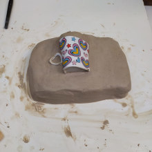 Meu projeto do curso: Criação de moldes para reproduções em cerâmica. Un proyecto de Artesanía, Bellas Artes y Cerámica de Soraia Rosemeire de Jesus - 07.06.2022