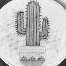 CACTUS. Embroider project by Alejandra - 01.09.2022