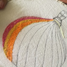 Mi proyecto del curso: Introducción al bordado con aguja mágica. Embroider, Textile Illustration, Punch Needle, and Textile Design project by Victoria Escobedo - 06.14.2022