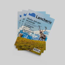 Lancherix magazine. Design editorial, Design gráfico, Design de informação, e Design digital projeto de lancherix - 03.04.2022