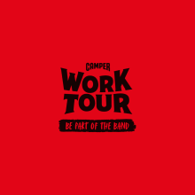 Camper Work Tour. Art Direction, and Graphic Design project by Julio Armend - 06.17.2022