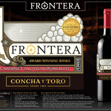 Rediseño etiqueta Frontera. Design, Br, ing, Identit, Graphic Design, and Packaging project by Abian Valido - 06.19.2022