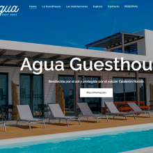 Agua Lajares. Design, Graphic Design, Web Design, CSS, and HTML project by Santiago Biosca - 06.20.2022