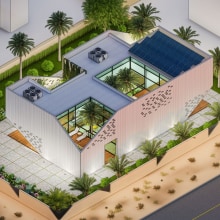 The Windowless Villa. Un proyecto de Diseño y Arquitectura de Ehab Alhariri - 21.06.2022