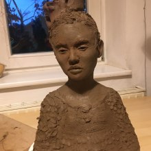 Mein Kursprojekt: Einführung in das Töpfern von figurativen Skulpturen. Artes plásticas, e Escultura projeto de Sabine Schricker-Müller - 21.06.2022