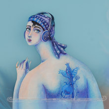 Oceanids II. Un proyecto de Ilustración tradicional y Bellas Artes de Sonia Alins Miguel - 27.03.2022
