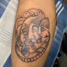 Mi proyecto del curso: Técnicas de tatuaje blackwork con línea fina. Un proyecto de Diseño de tatuajes de Ana Reyes - 24.06.2022