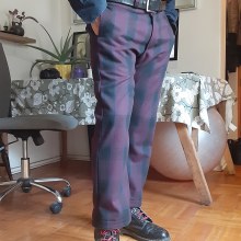 Mi proyecto del curso: Pantalones de paño de Lana Oveja Tomé :-). Un proyecto de Artesanía, Moda, Diseño de moda, Costura, Patronaje y confección			 de Constanza Hermosilla - 27.06.2022