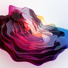 Chromatic Glass Ein Projekt aus dem Bereich Bildende Künste, 3-D-Modellierung und 3-D-Design von Ana Gomez Bernaus - 28.06.2022