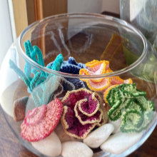 Mi proyecto del curso: Técnicas de crochet para tejer la vida marina. Design de acessórios, Artesanato, Tecido, Crochê, e Design têxtil projeto de Lourdes Arans Roca - 02.07.2022