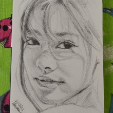 My project for course: Portrait Sketchbooking: Explore the Human Face. Esboçado, Desenho, Desenho de retrato, Desenho artístico, e Sketchbook projeto de Tiziana Incalcaterra - 02.07.2022