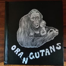 My project for course: Pop-Up Book Creation on Orangutans. Design, Traditional illustration, Arts, Crafts, Editorial Design, Paper Craft, Bookbinding, Creating with Kids, and Picturebook project by RASHMI KAPOOR - 06.30.2022