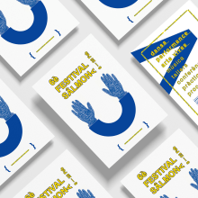 Web, poster y otros aplicativos impresos para Festival Sâlmon . Un proyecto de Diseño gráfico y Diseño Web de La Tecla Studio - 15.11.2018