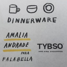 Vajilla Amalia Andrade para Falabella. Un proyecto de Diseño de producto y Cerámica de Camila Gómez - 13.07.2022
