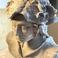 My project for course: Introduction to Clay Figurative Sculpture. Fine Arts, and Sculpture project by kjz1450 - 07.14.2022