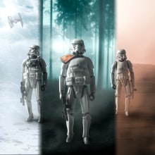 Stormtroopers Supremacy. Photograph, Photograph, Post-production, Photo Retouching, Portrait Photograph, Photographic Lighting, Studio Photograph, Digital Photograph, Fine-Art Photograph, Art To, s, and Photographic Composition project by Axel Villeda - 04.04.2021