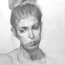My project for course: Graphite Drawing Techniques for Planar Portraiture Ein Projekt aus dem Bereich Bildende Künste, Skizzenentwurf, Zeichnung, Porträtzeichnung, Realistische Zeichnung und Artistische Zeichnung von dejong1958 - 15.07.2022