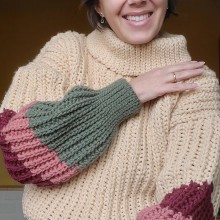 Meu projeto do curso: Crochê: crie roupas com apenas uma agulha. Un proyecto de Moda, Diseño de moda, Tejido, DIY, Crochet y Diseño textil de Carla Anjos - 17.07.2022