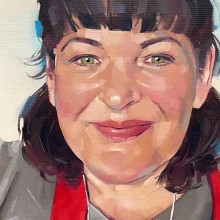 Portrait Commissions. Artes plásticas, Pintura, Ilustração de retrato, e Pintura a óleo projeto de Jane French - 18.07.2022
