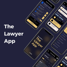 The Lawyer App. Un proyecto de UX / UI, Marketing Digital, Diseño de apps y Desarrollo de apps de orielmarinpitti - 16.07.2022