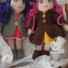 Mi proyecto del curso: Amigurumi: diseño de ropa, pelo y complementos. Un proyecto de Artesanía, Diseño de juguetes, Tejido, Crochet, Amigurumi y Diseño textil de elcavassa - 18.07.2022