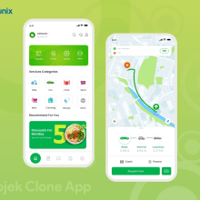 One Super App That Provides All Services - Gojek Clone App. Un proyecto de Diseño Web, Desarrollo Web, Redes Sociales, Diseño de apps y Desarrollo de apps de Apptunix Pvt Ltd - 02.08.2022