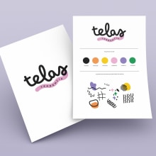 TELAS TENDENCIA. Un proyecto de Diseño, Diseño gráfico y Diseño de logotipos de Flor Leis - 28.07.2022