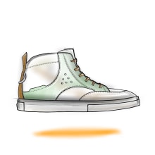 SNEAKERS . Design, Traditional illustration, Product Design, Shoe Design, and Sketching project by BATTASSI - 08.10.2022