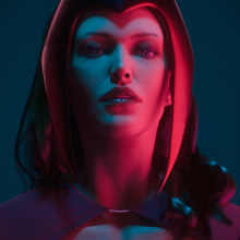 Scarlet Witch. 3D, Modelagem 3D, e Design de personagens 3D projeto de Manu Cabañero Sánchez - 12.07.2022