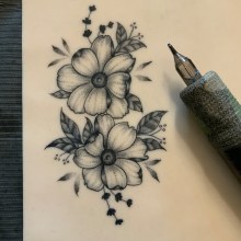 Mon projet du cours : Tatouage pour débutants. Un proyecto de Diseño de tatuajes de Elo Btd - 15.08.2022