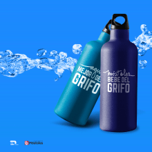 Diseño para generar la marca del agua de grifo del Ayto. de Móstoles.. Un proyecto de Diseño y Diseño gráfico de Grethel Balladares - 14.01.2021