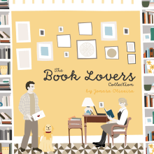 The Book Lovers Collection. Ilustração tradicional, Pattern Design, e Bordado projeto de Jonara Oliveira - 23.08.2022