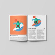 Avocado & Surf. Traditional illustration, Editorial Design, Digital Illustration, Communication, and Editorial Illustration project by dyphusa - 08.28.2022