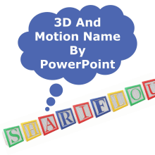 3d & Motion Name By PowerPoint. Un proyecto de Diseño, Motion Graphics, Cine, vídeo, televisión, 3D, Animación, Diseño gráfico y Diseño de presentaciones						 de Masoumeh Molzam Shariflou - 29.08.2022